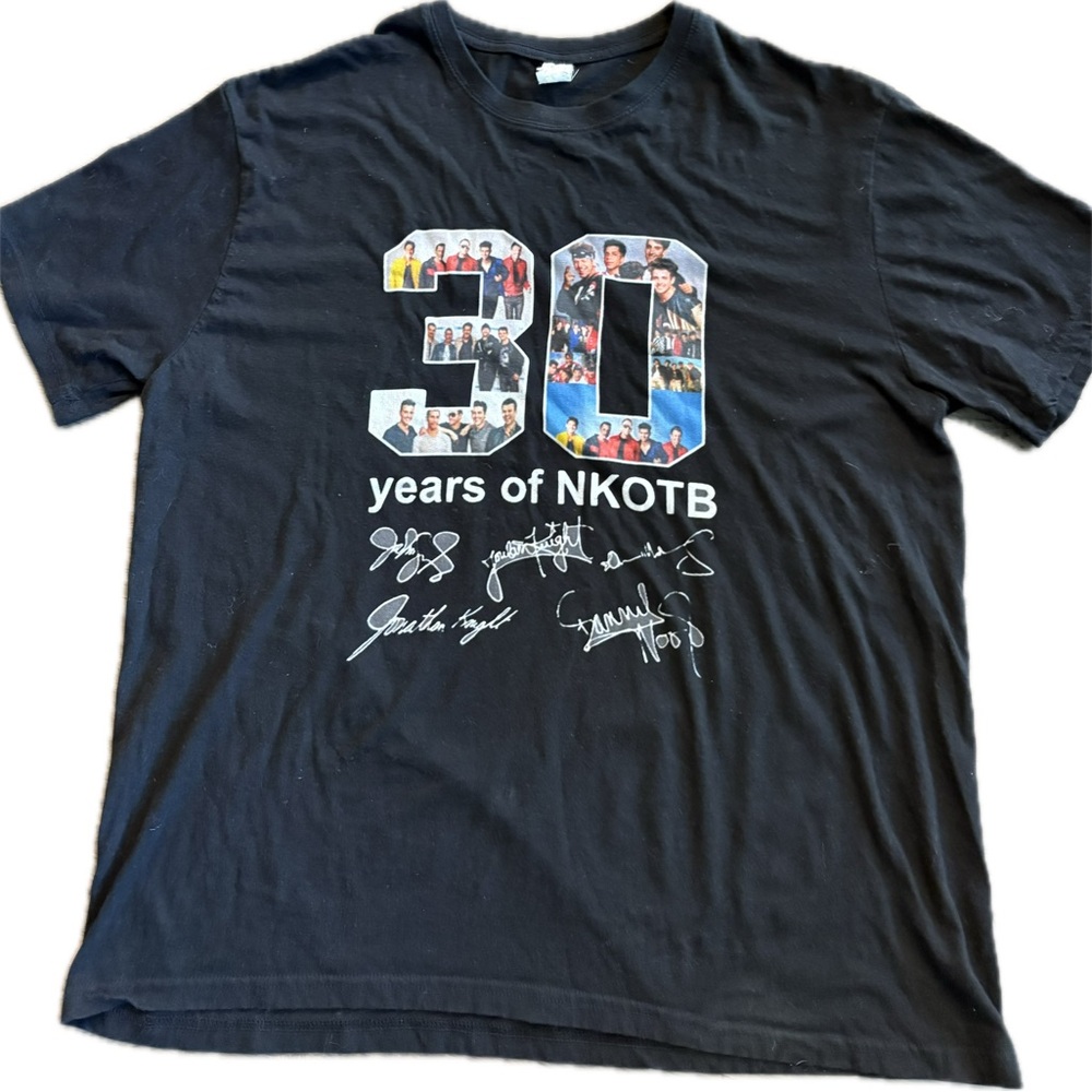 NKOTB 30 years Black Graphic T-Shirt New Kids on the block